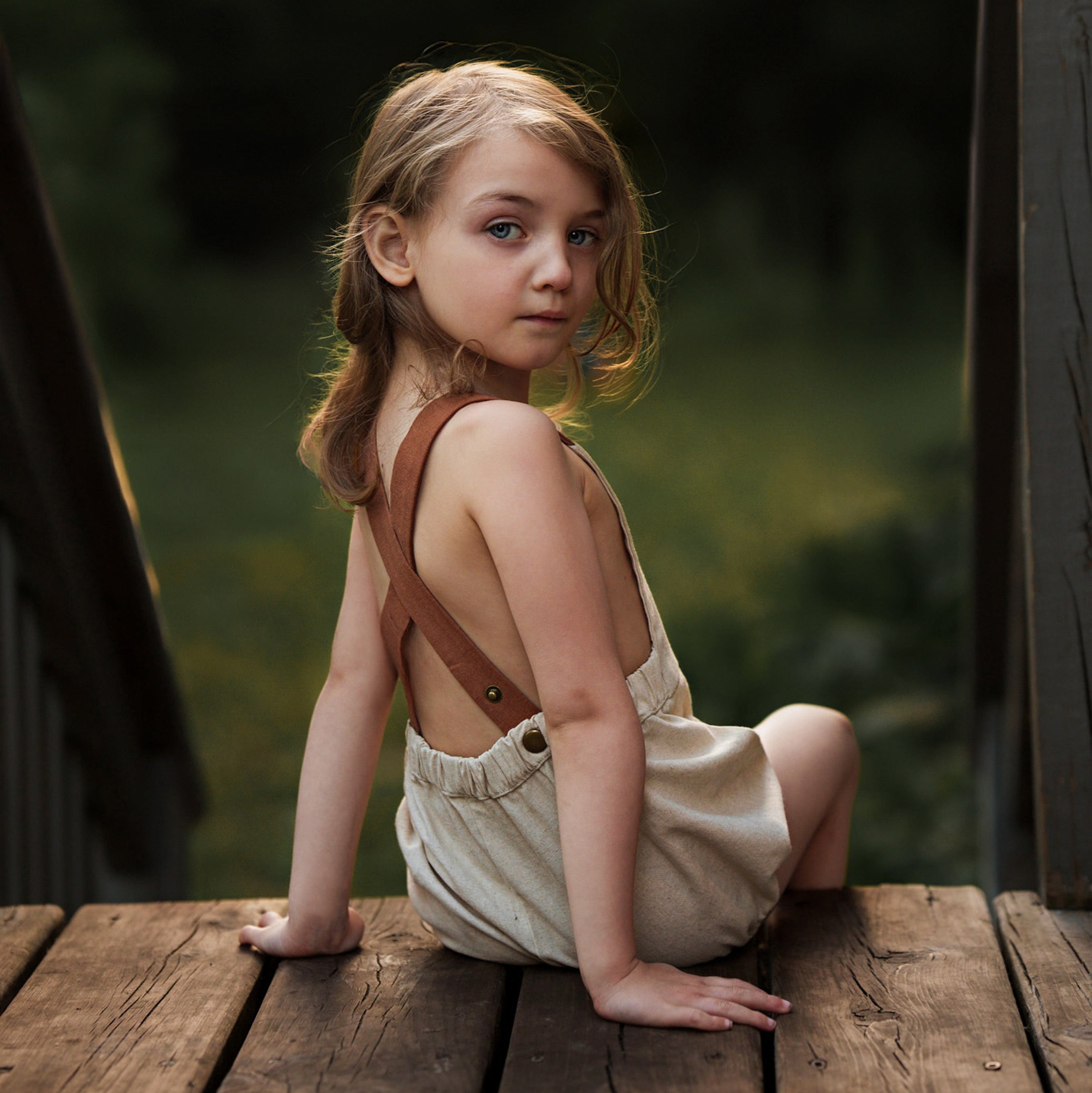 Natural Bubble Romper