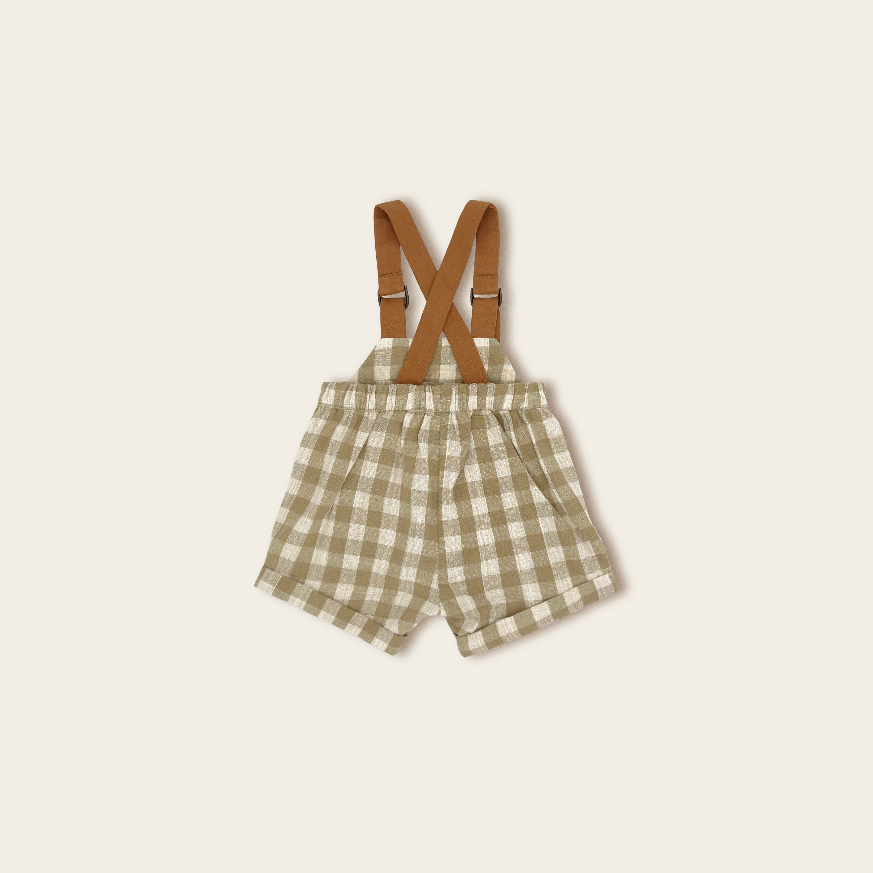 The Lichen Gingham Romper