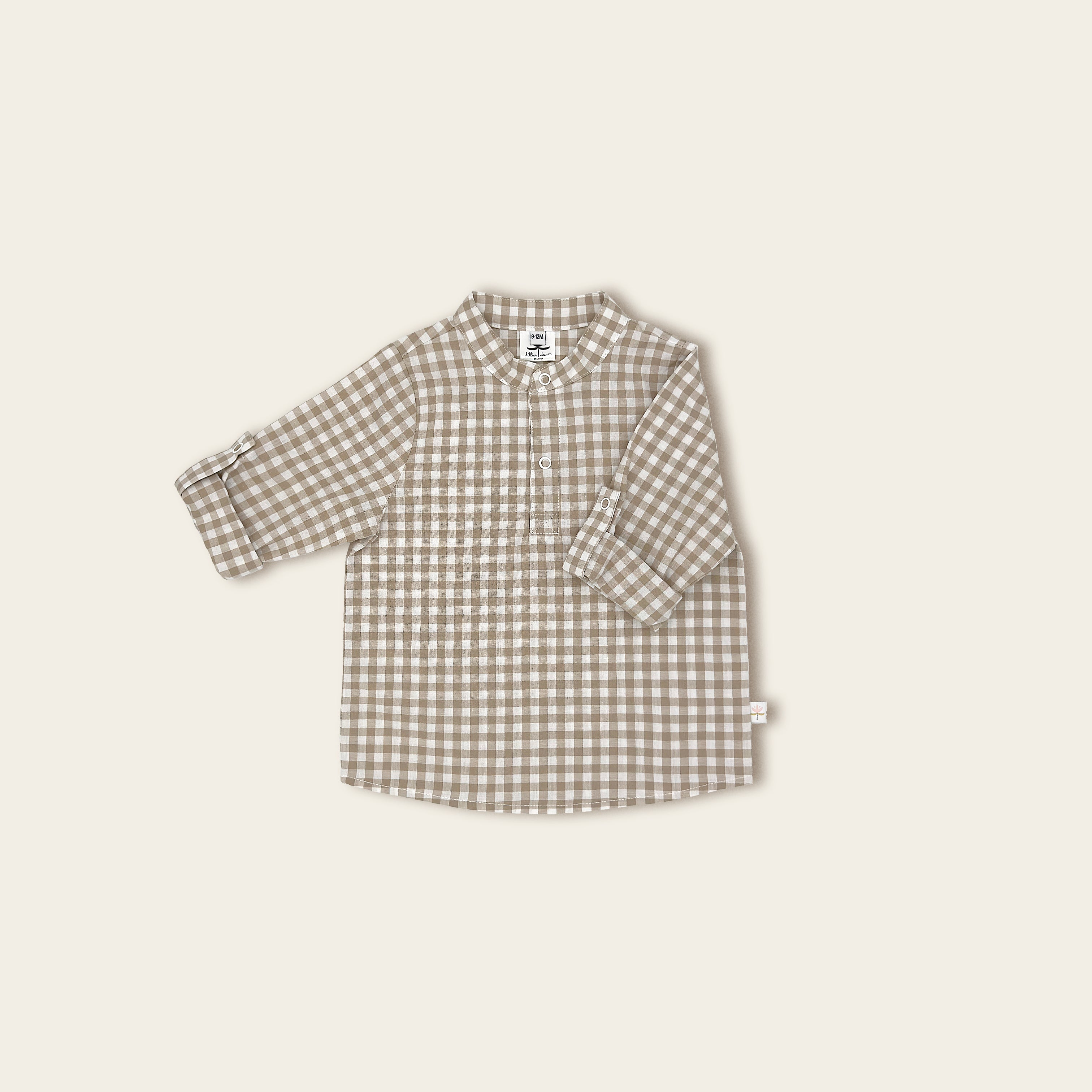 The Beige Gingham Shirt