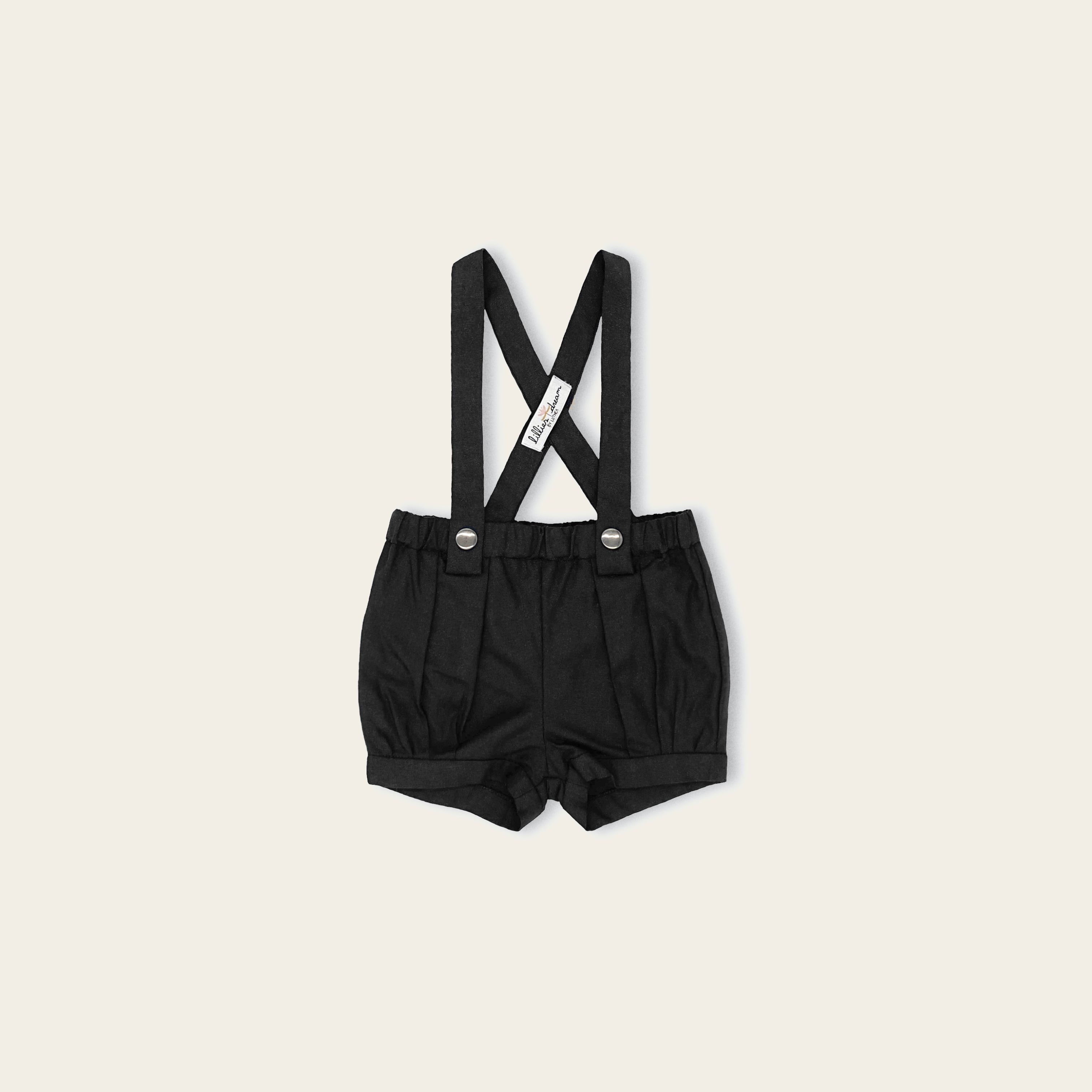 The Black Suspender Shorts