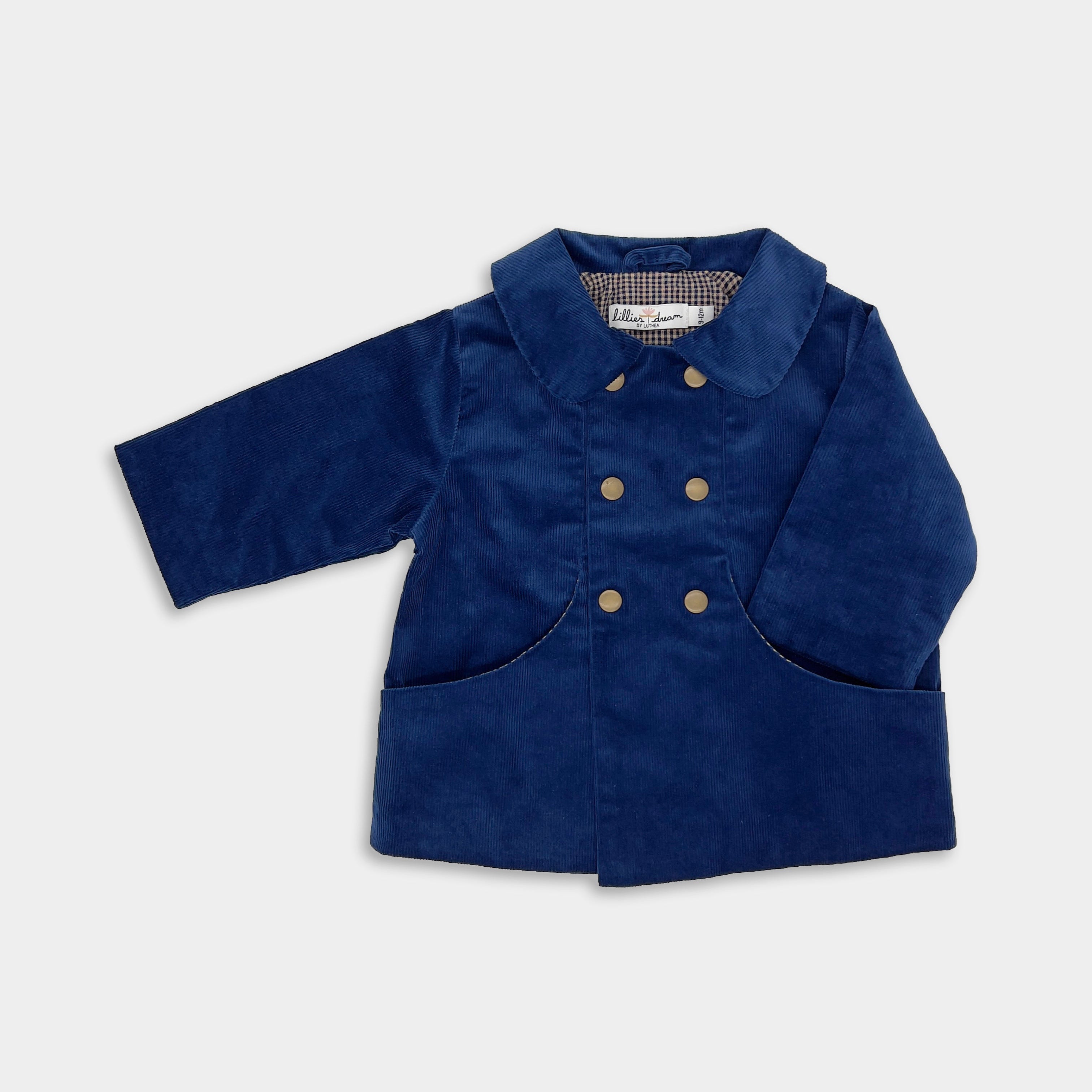 Cornflower Corduroy Coat