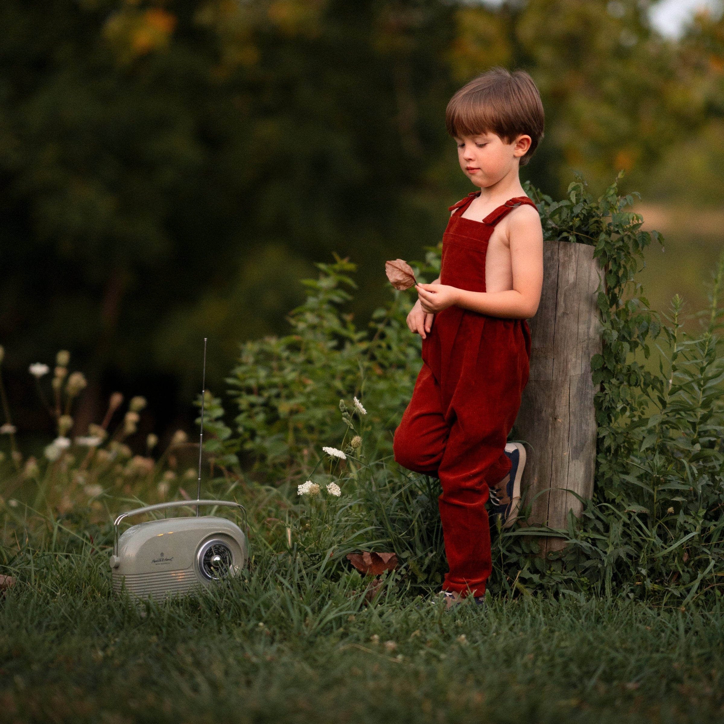 Spice Corduroy Long Overalls