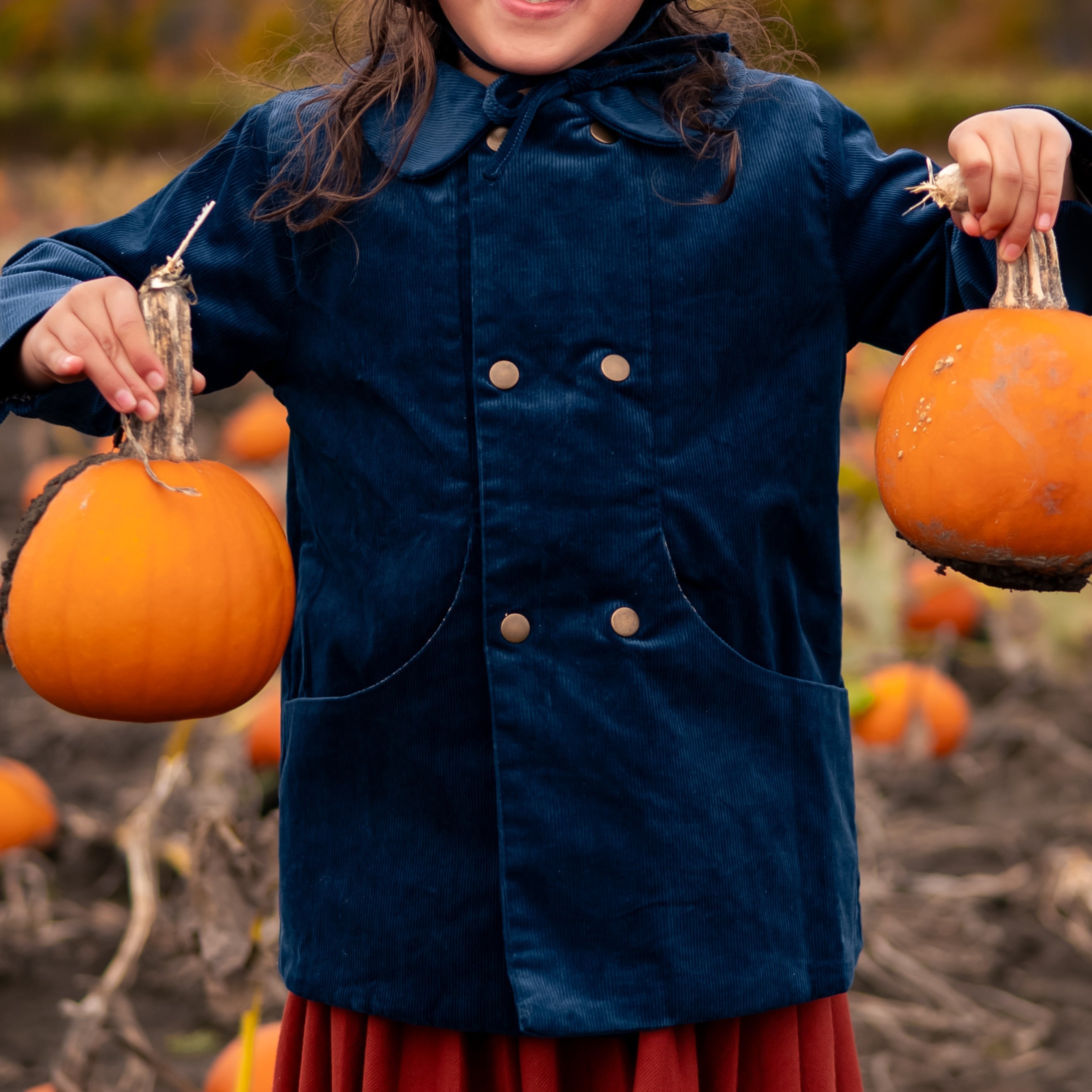 Cornflower Corduroy Coat