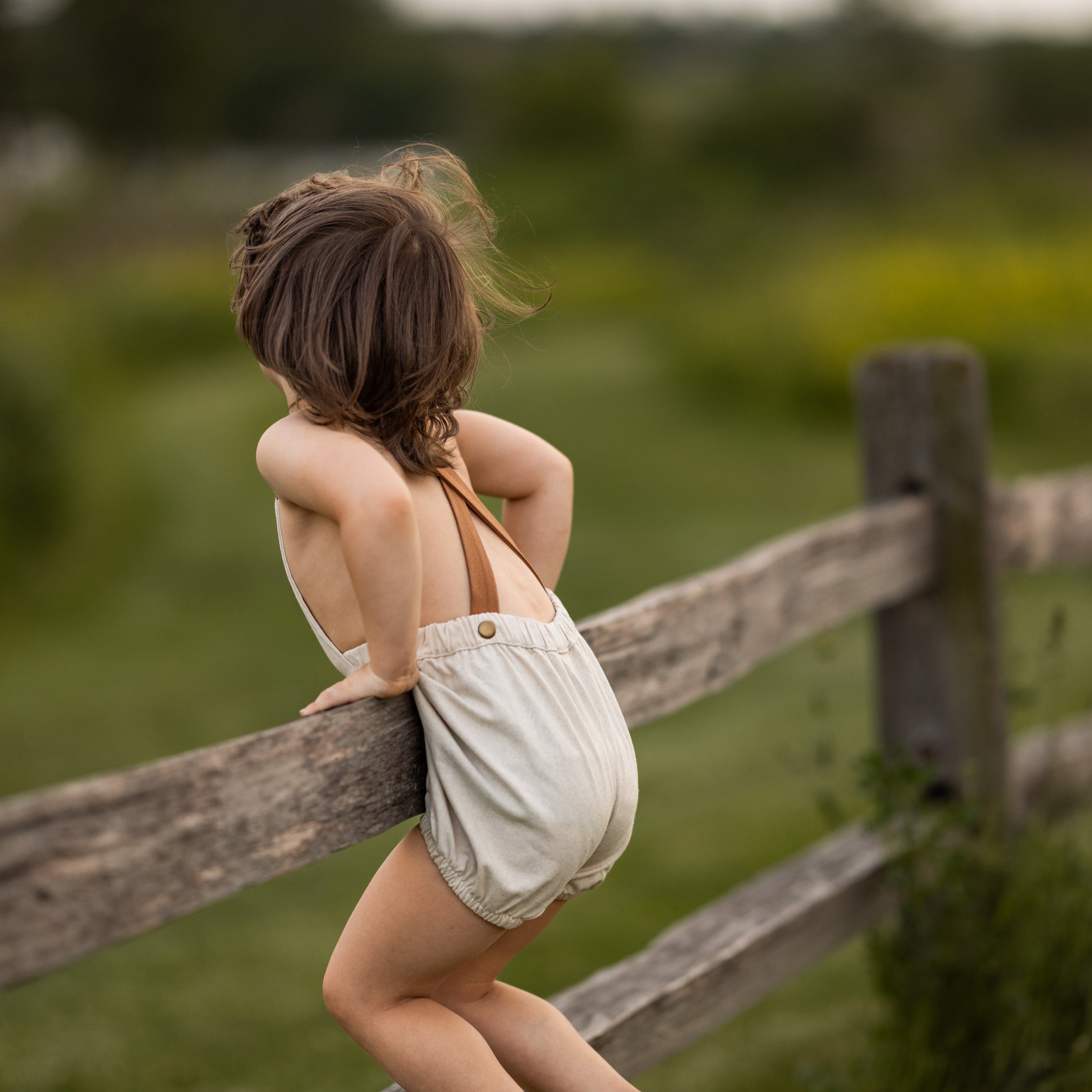 Natural Bubble Romper