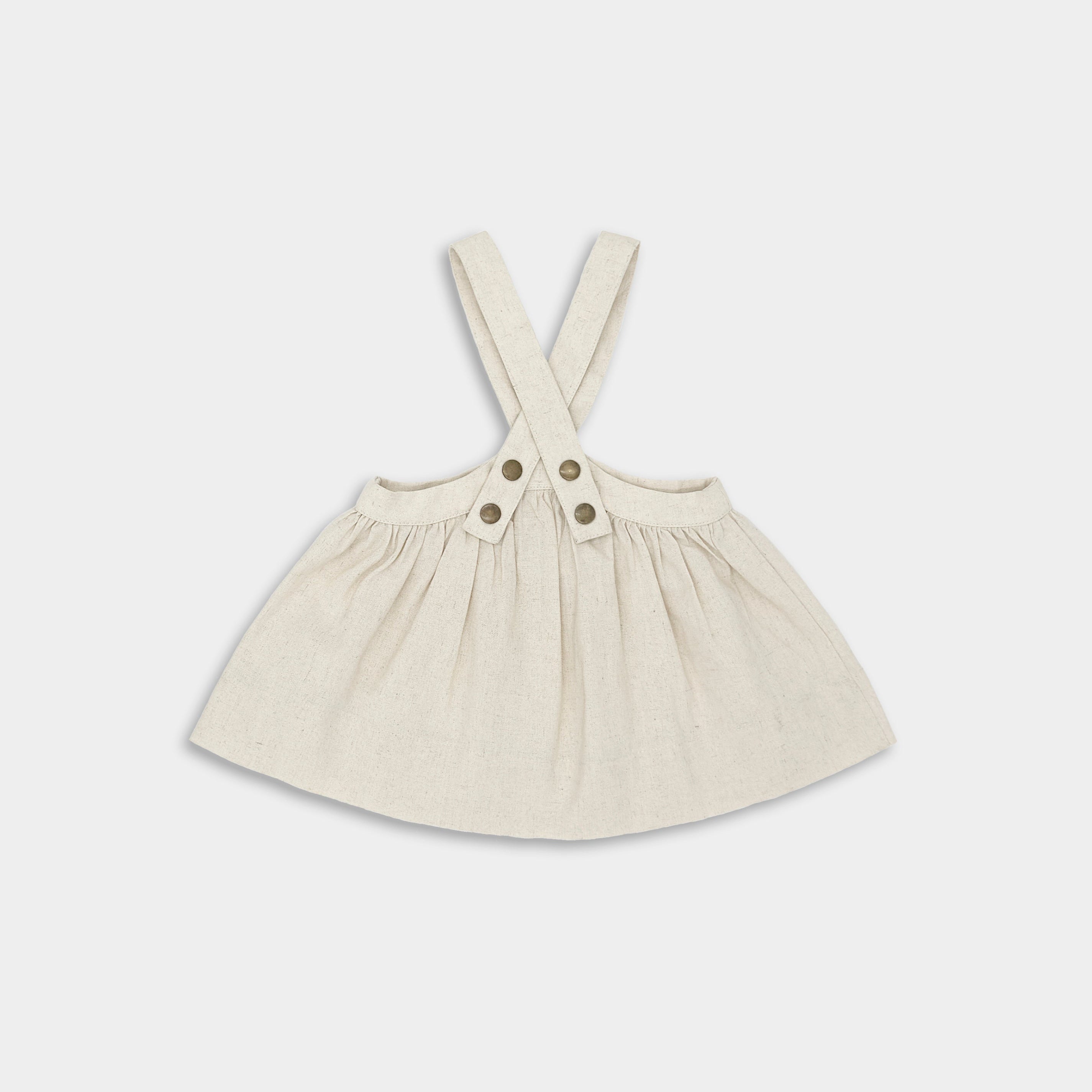 Natural Linen Pinafore