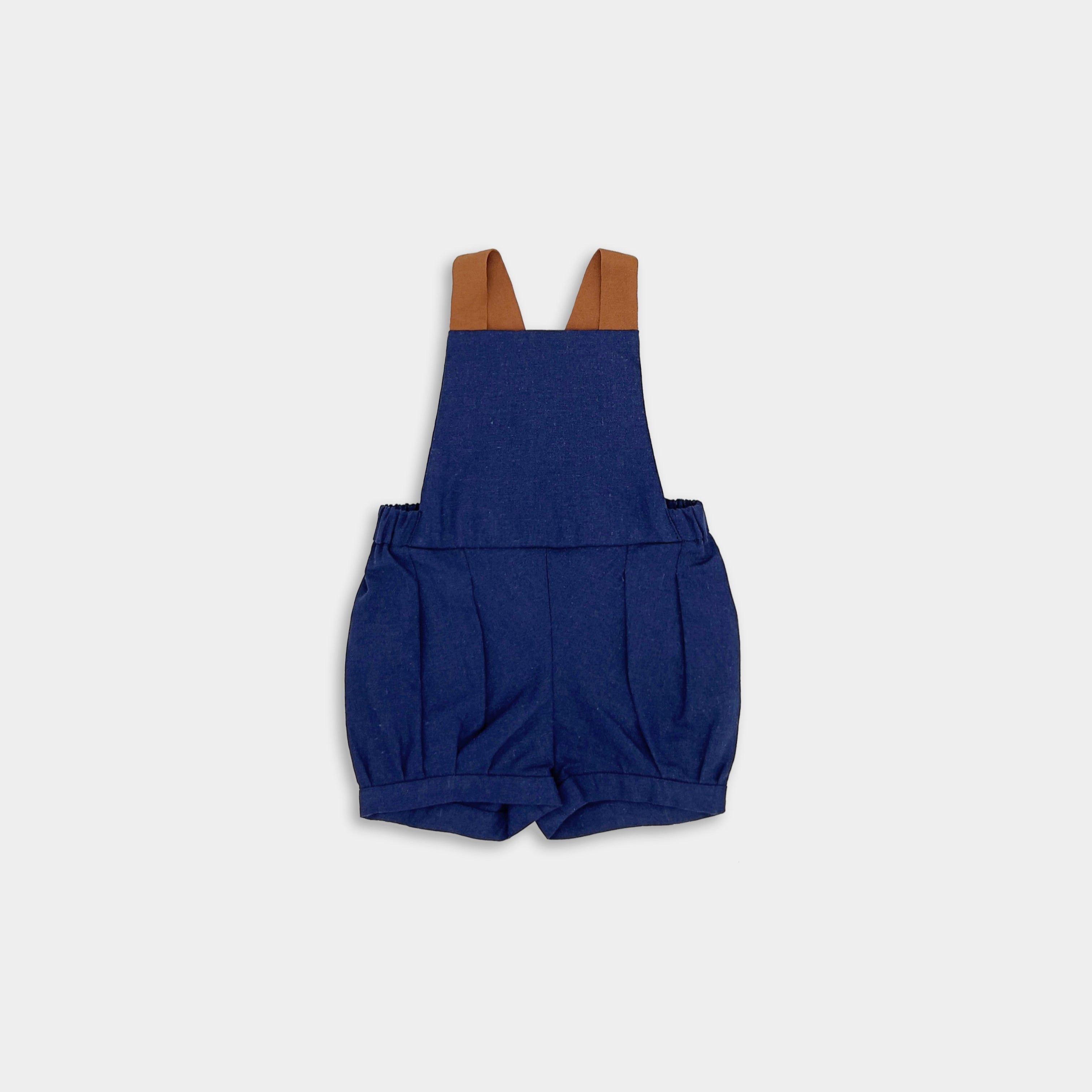 Navy short overalls