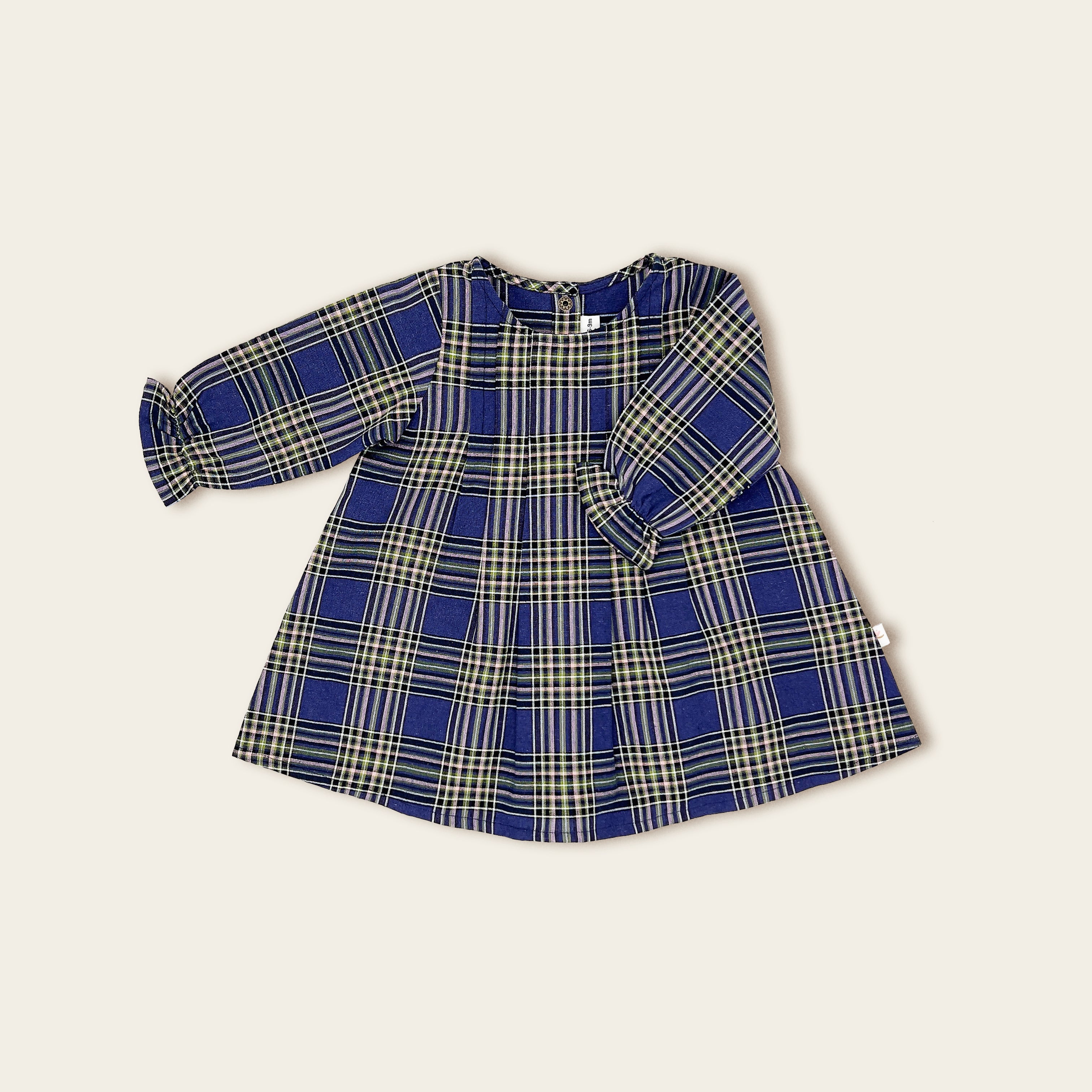 The Indigo Plaid Dress