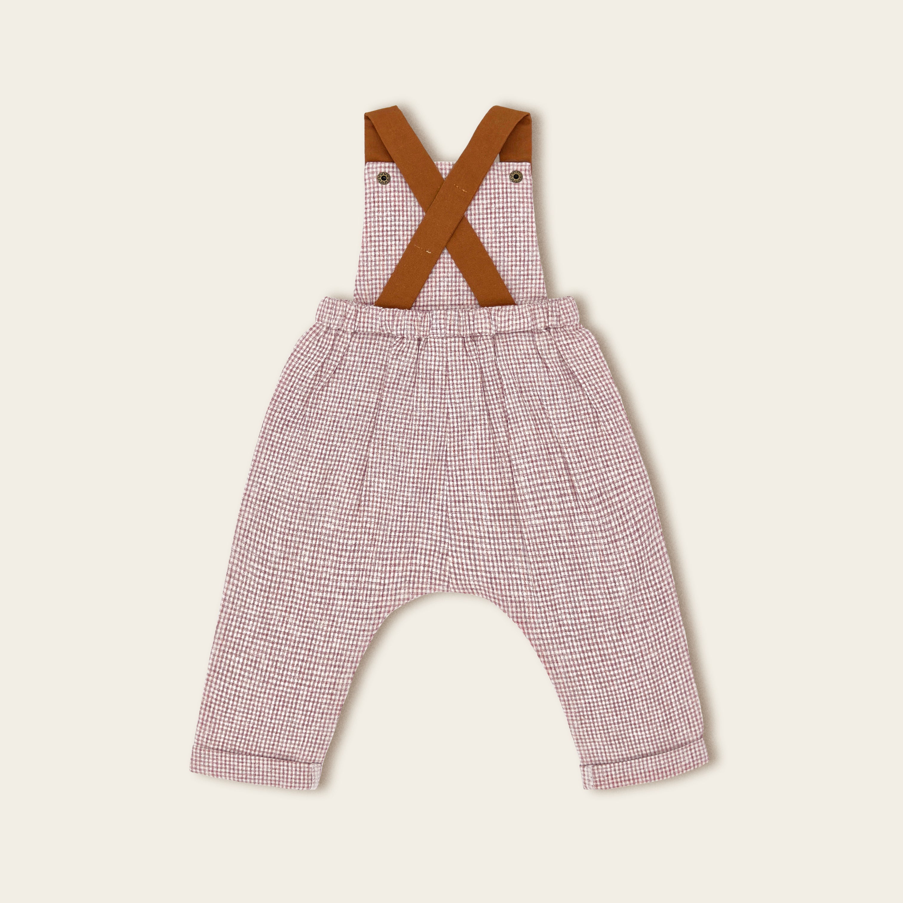 The Sienna Gingham Overall