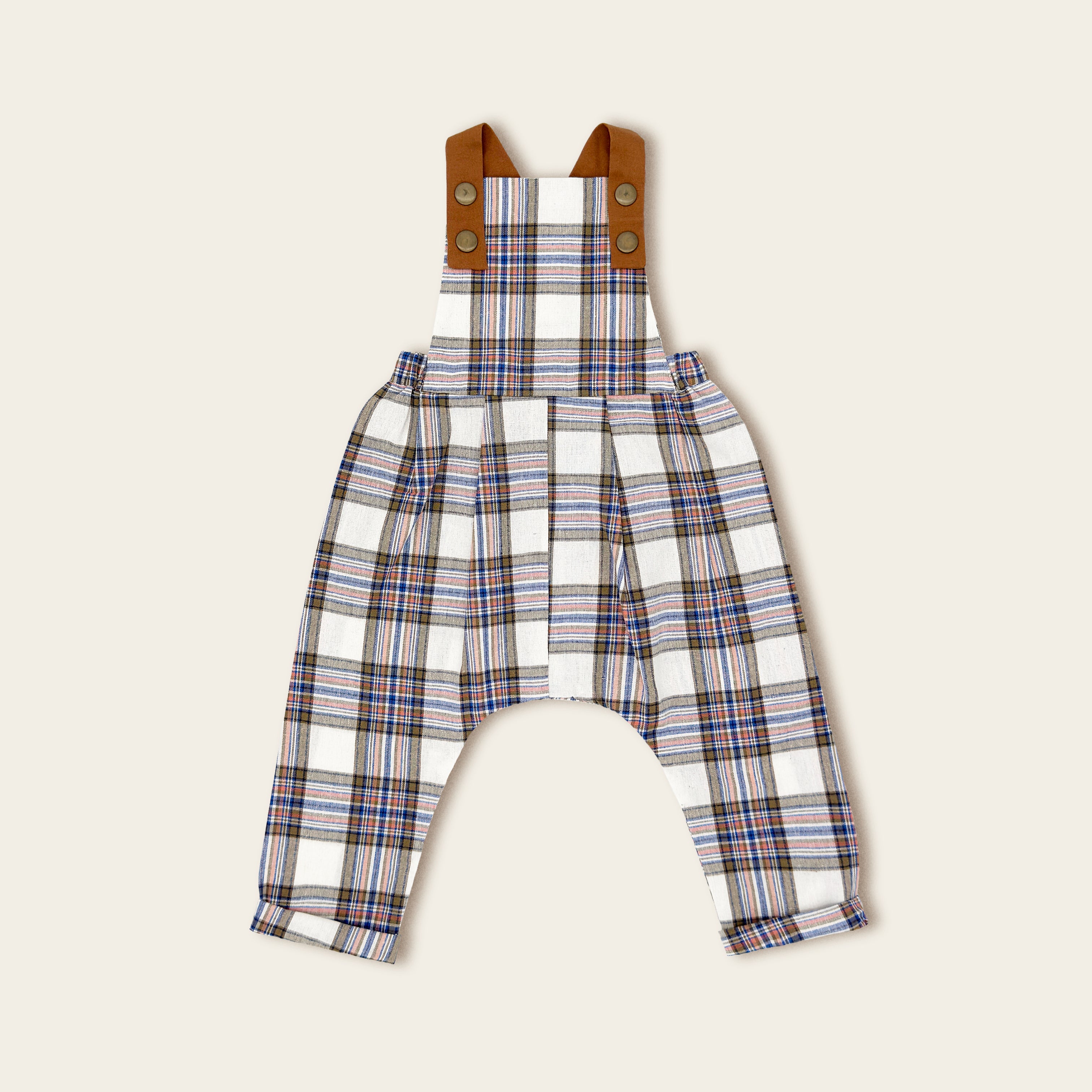 The Vintage Plaid Overall
