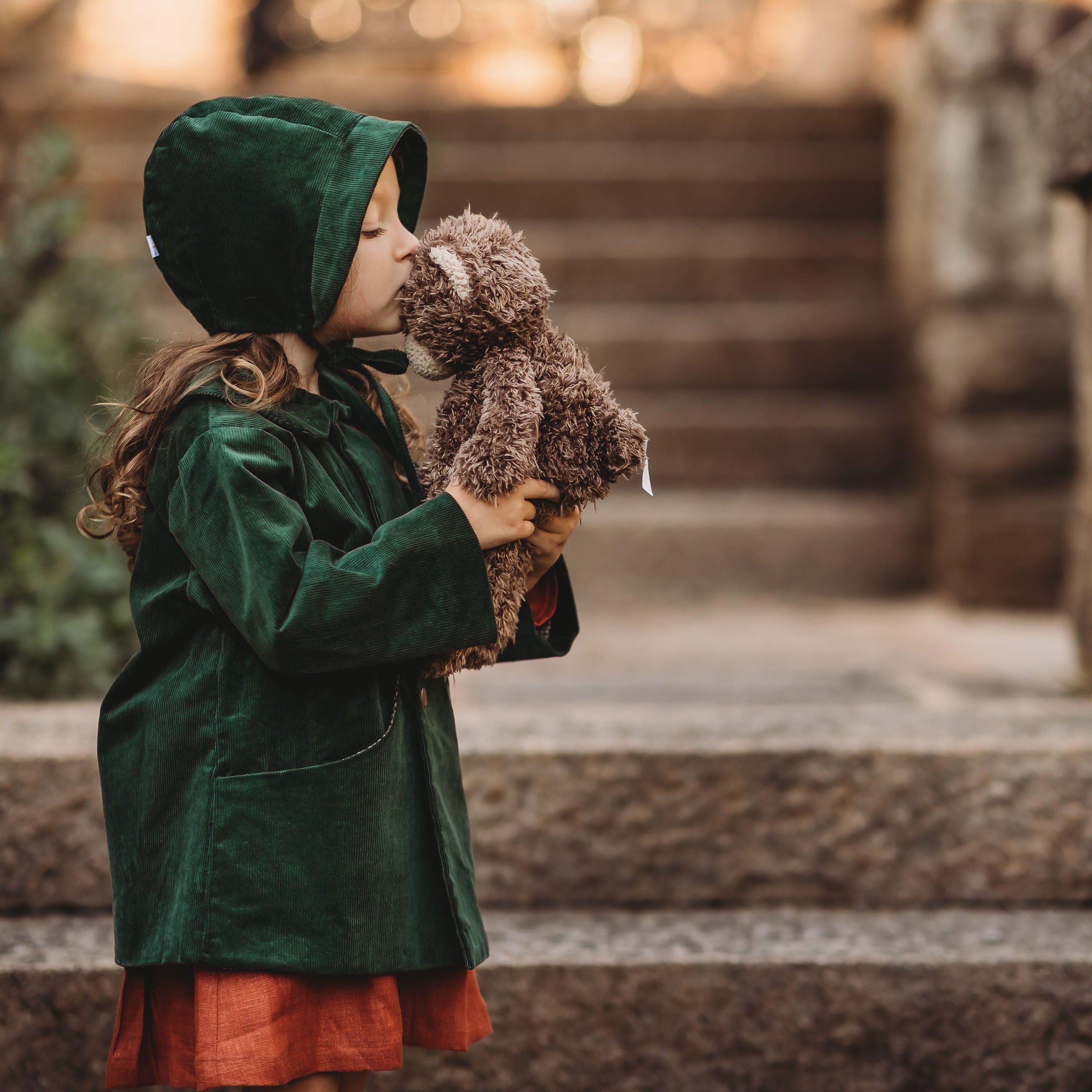 Evergreen Corduroy Coat