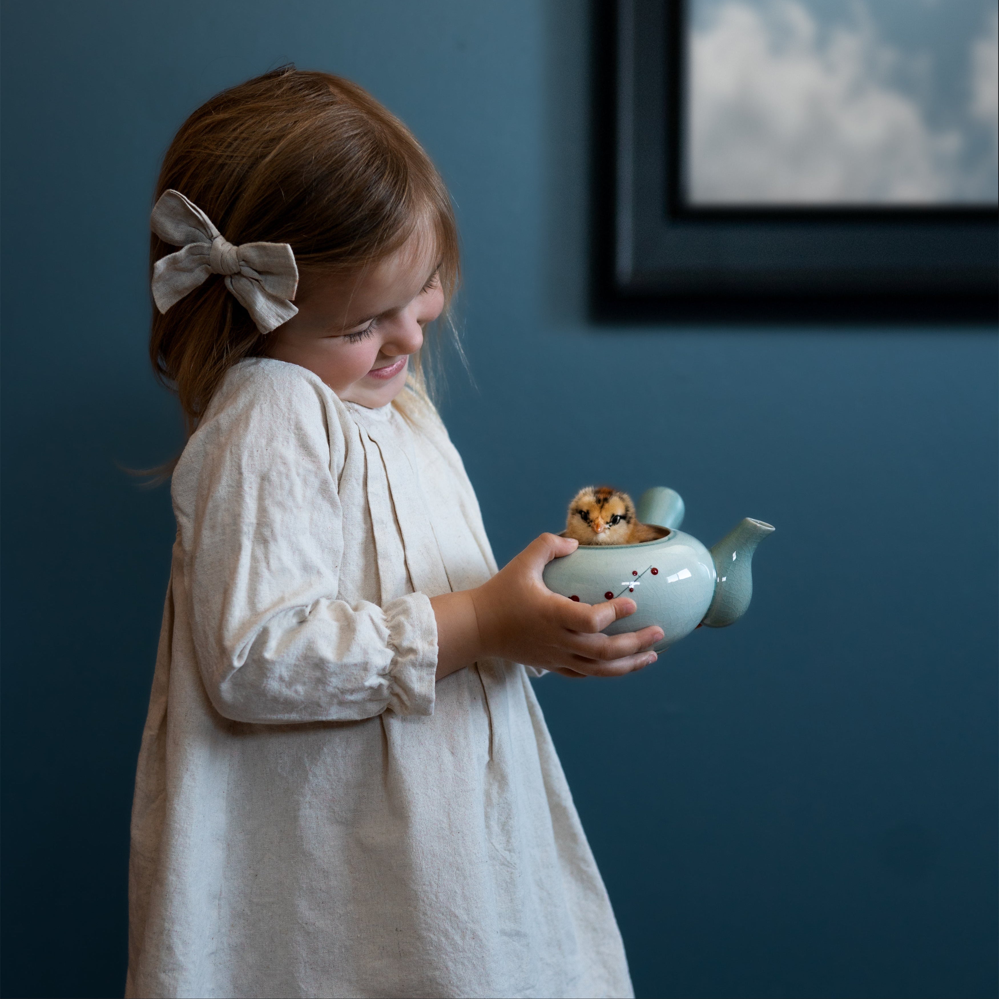 Natural Long Sleeve Dress