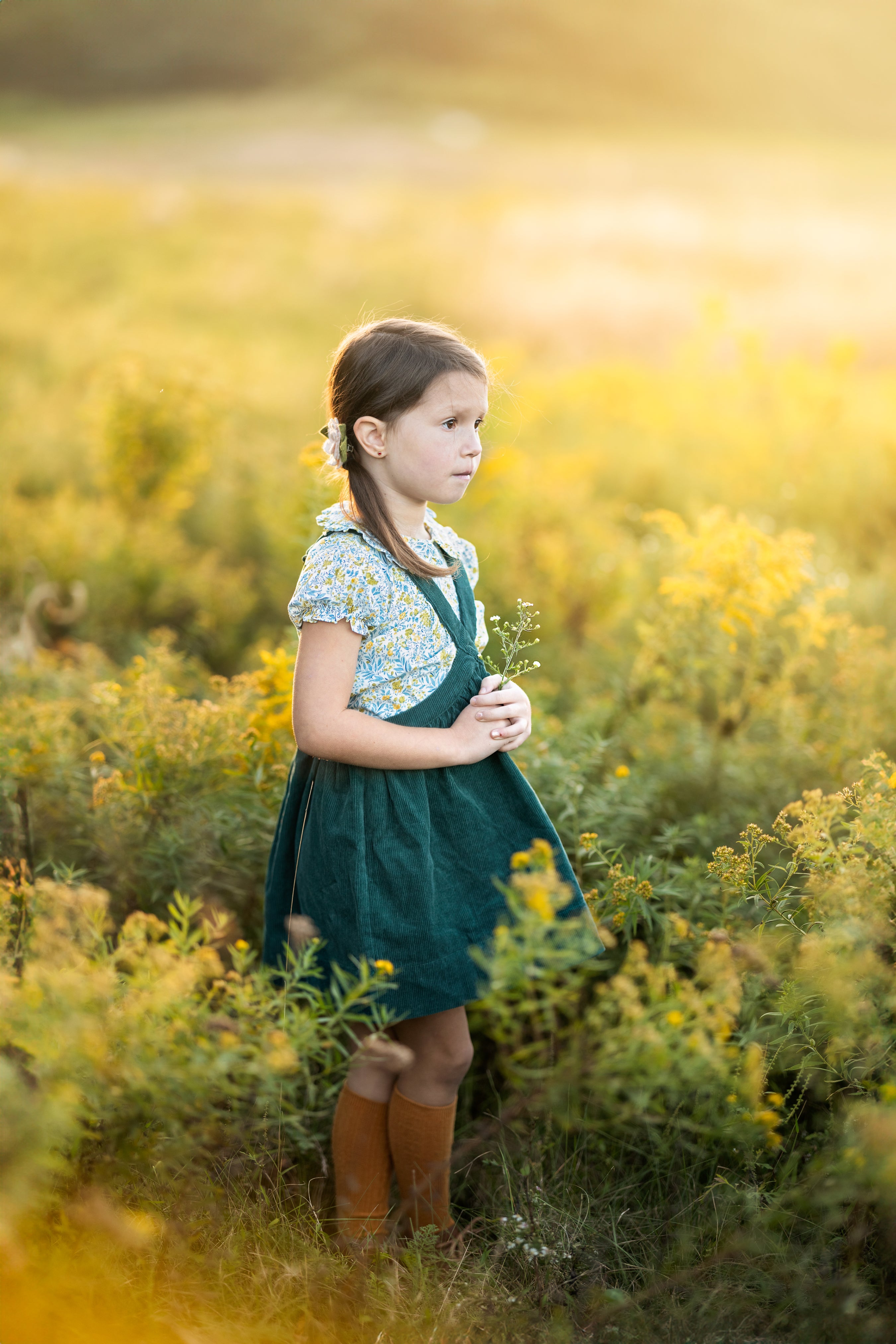 Spruce Corduroy Pinafore