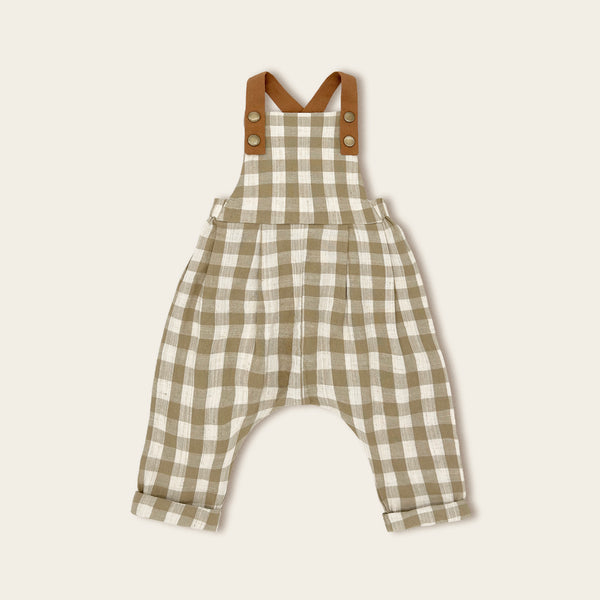 The Lichen Gingham Overall