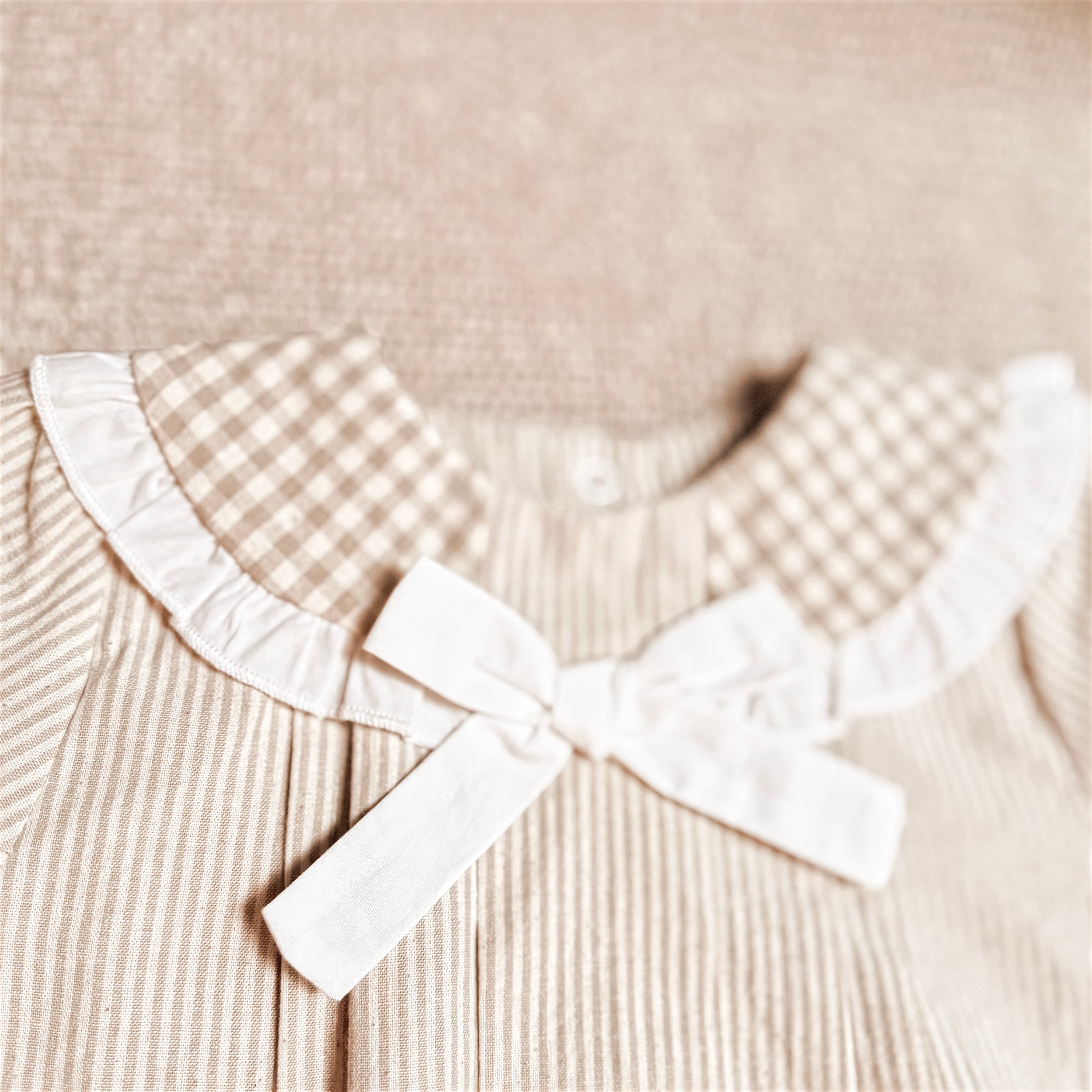 The Fawn Pinafore + Ecruette Blouse Set