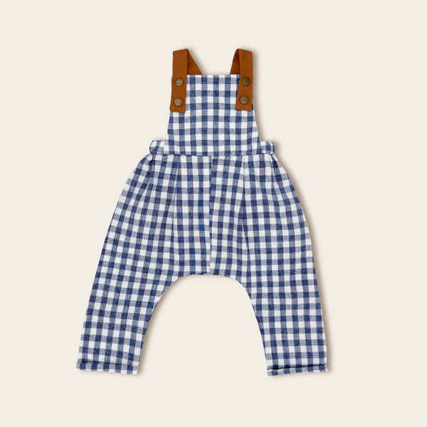 The Blue Gingham Overall
