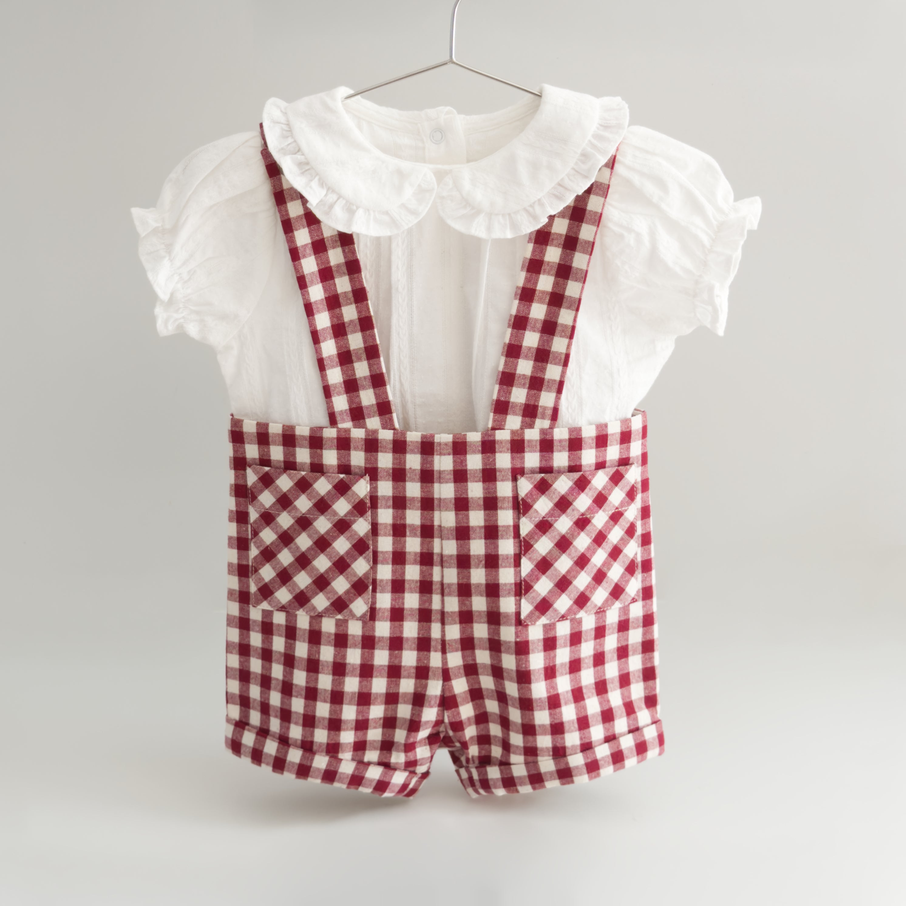 The Currant Romper + Heirloom Blouse Set