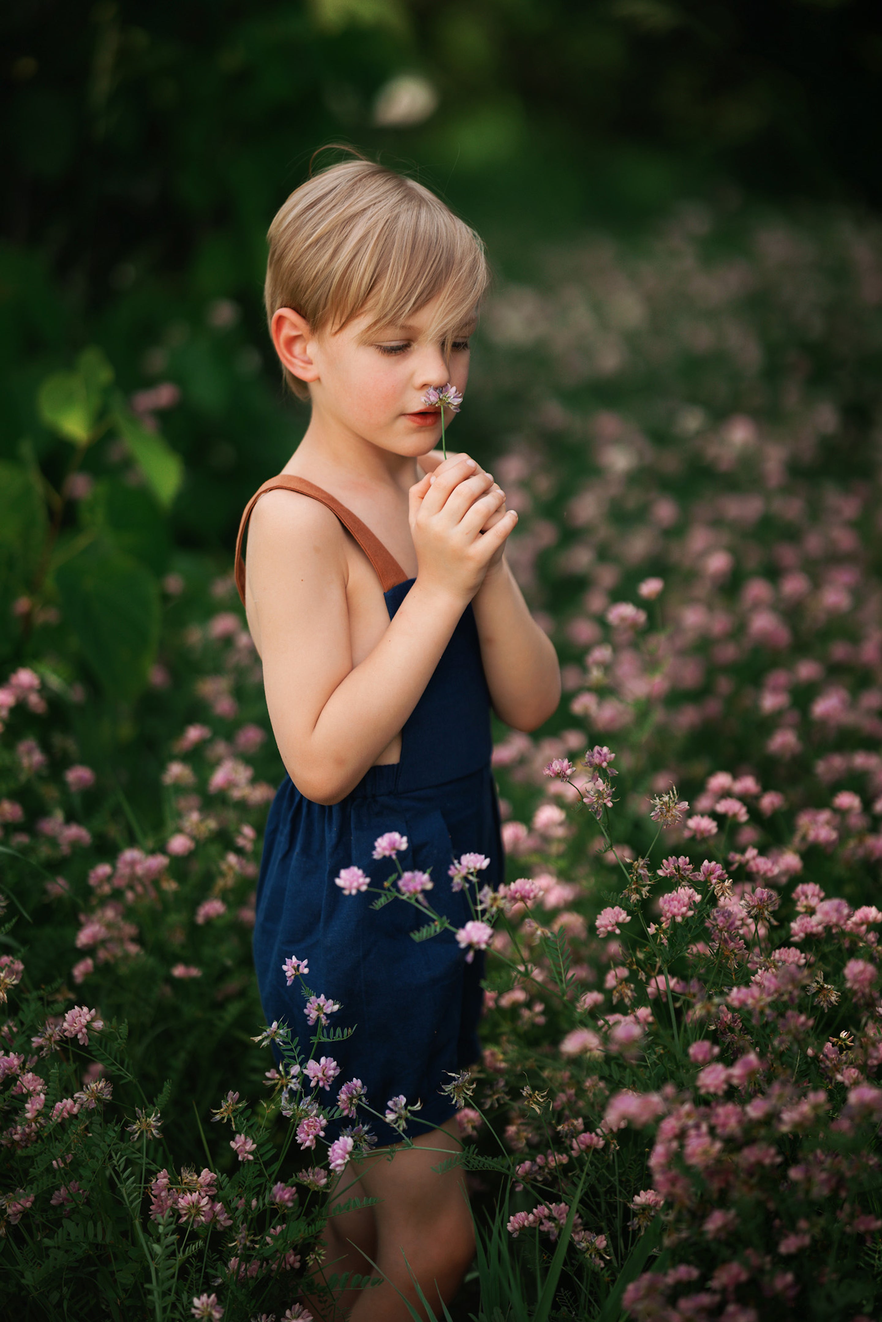 Navy Short Overalls