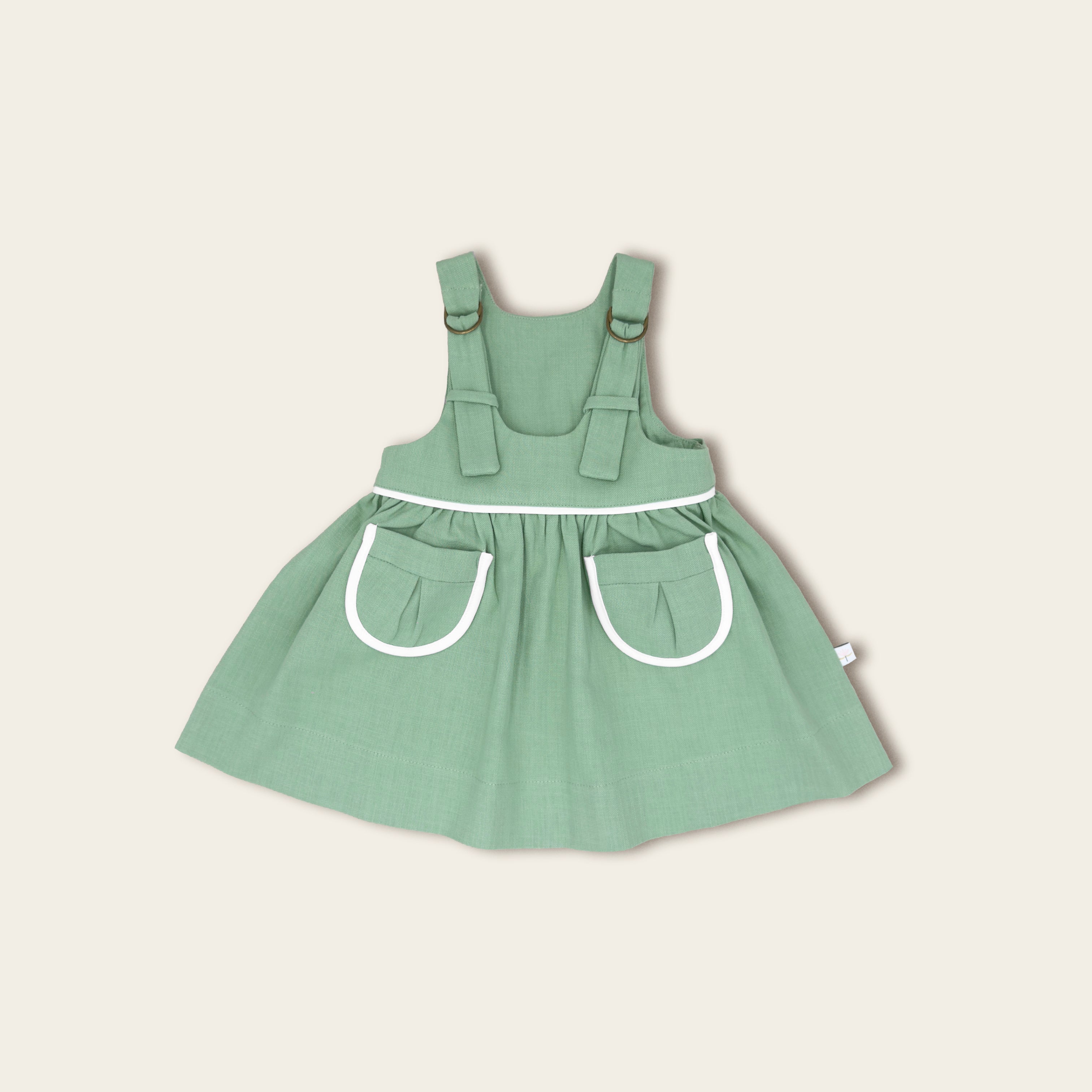 Sapling Green Convertible Pinafore | Lillies Dream