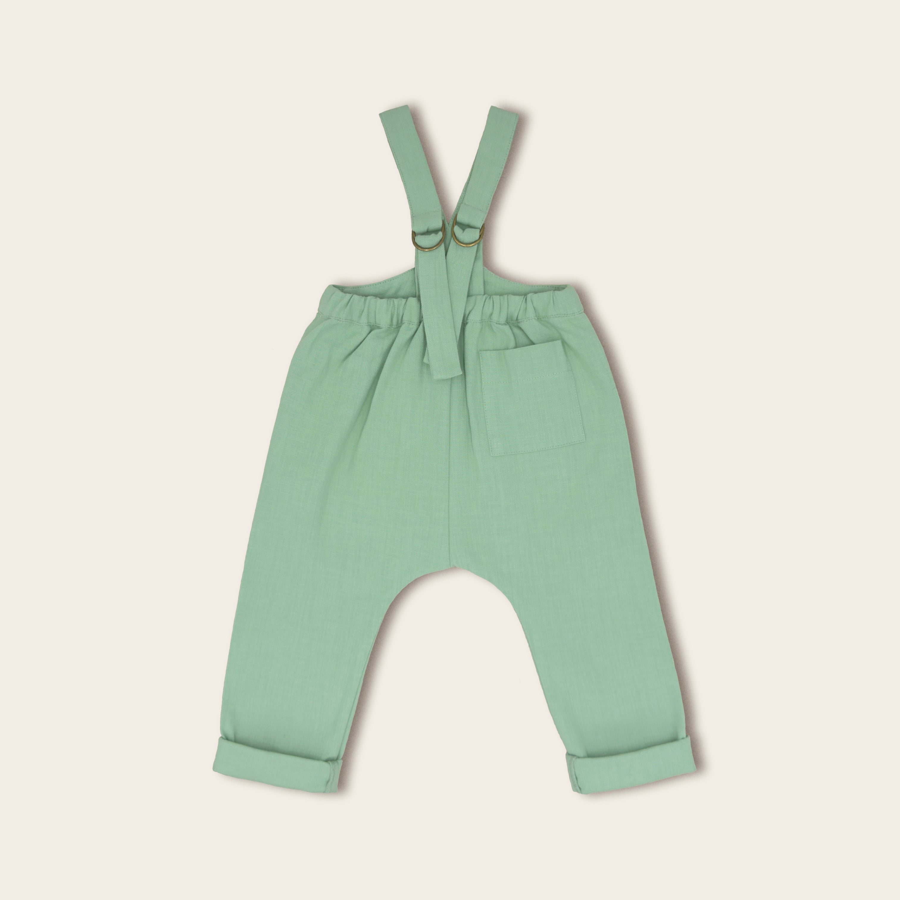 ボトムス Sapling Suspender Legging12-18m Sapling Green Cotton Suspender Pants | Lillies Dream