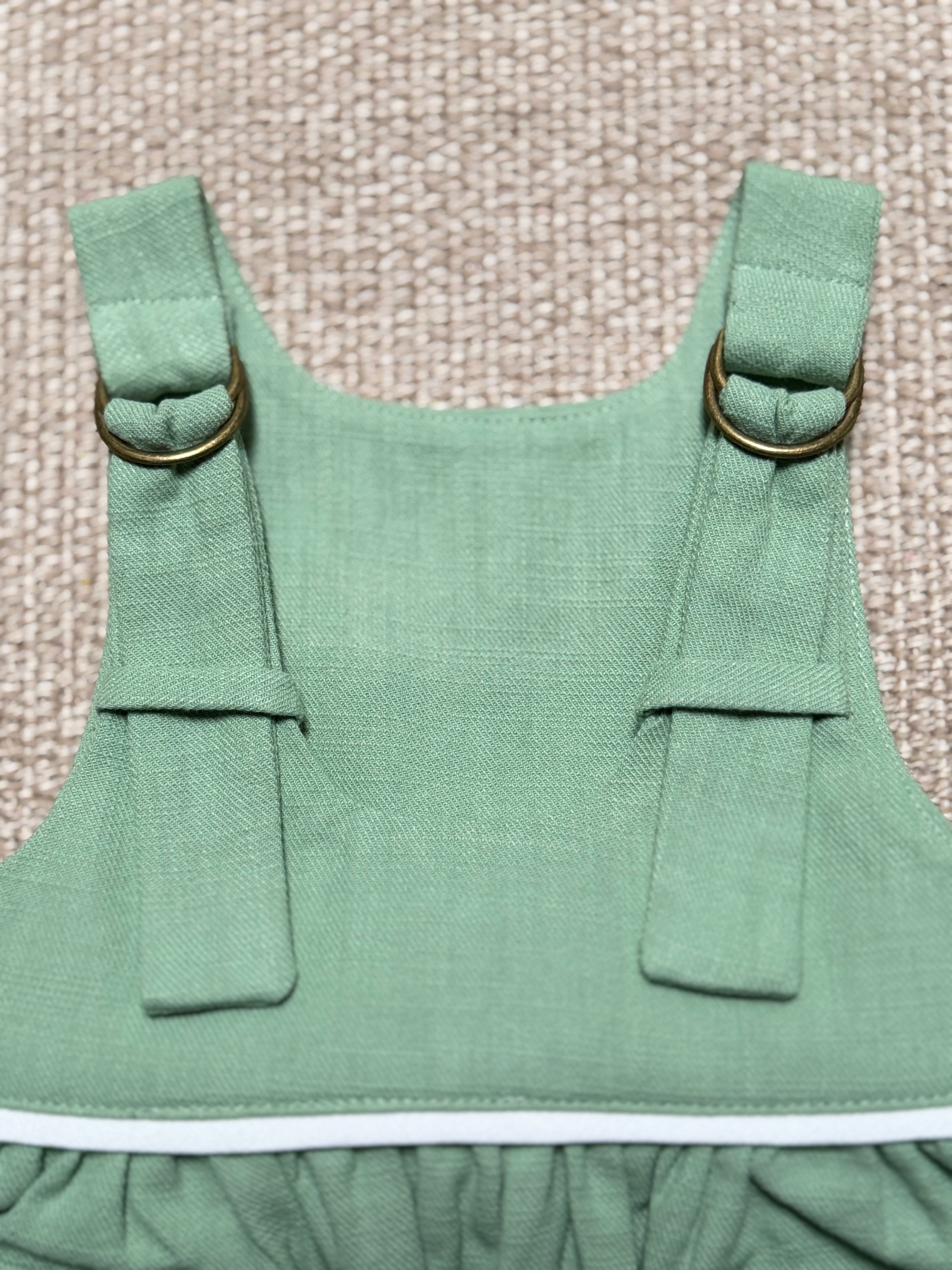 The Sapling Pinafore + Sprig Blouse Set