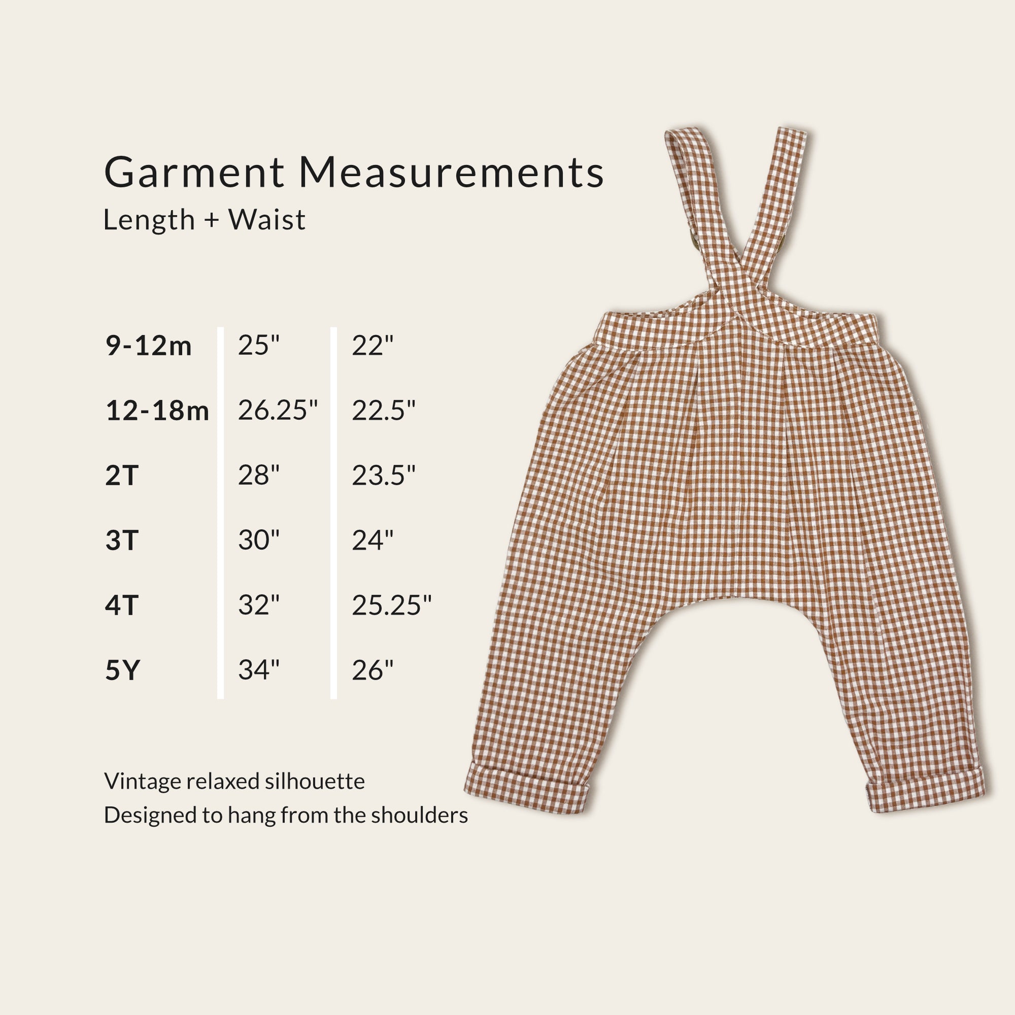 The Pine Cone Suspender Pants