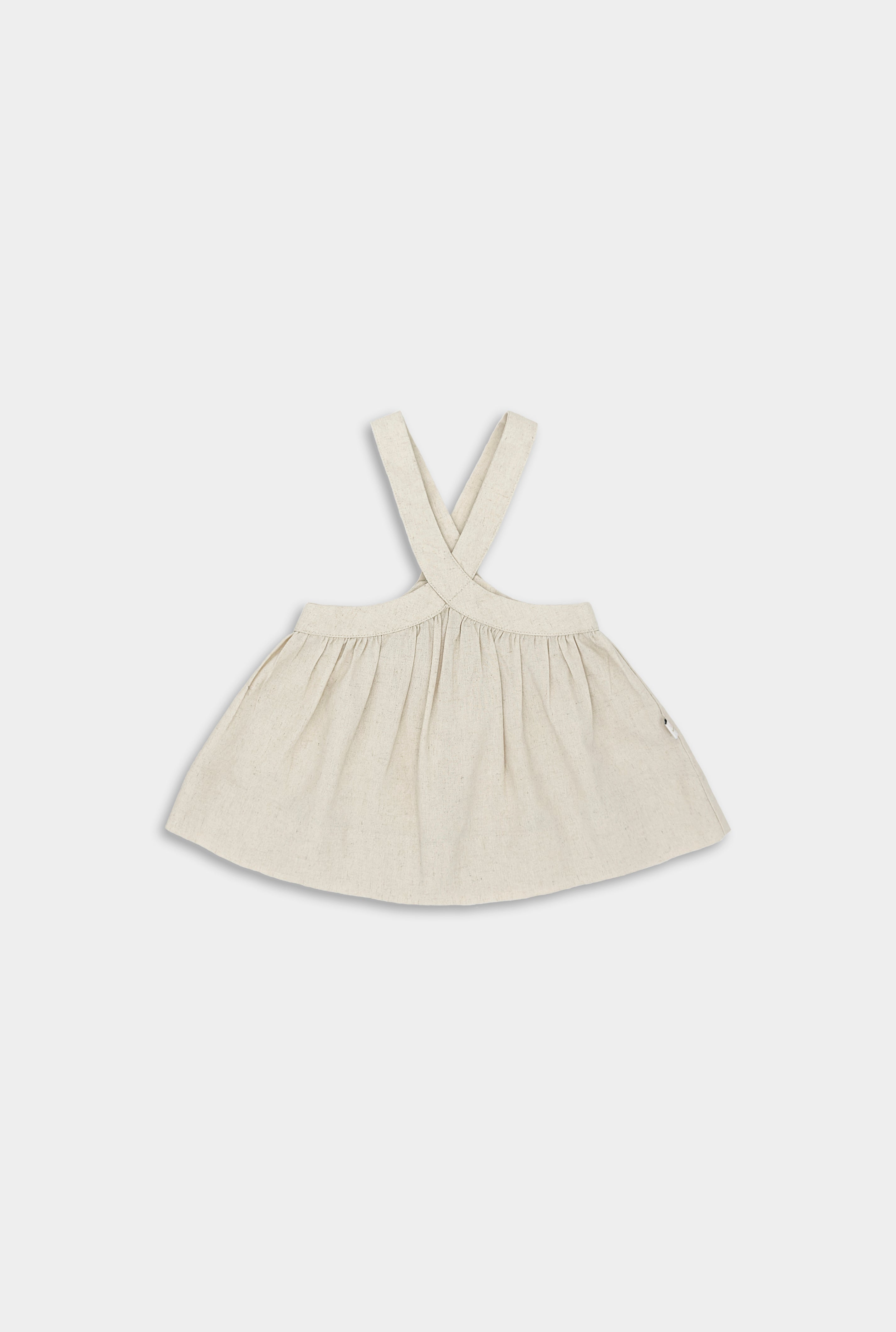 Natural Linen Pinafore