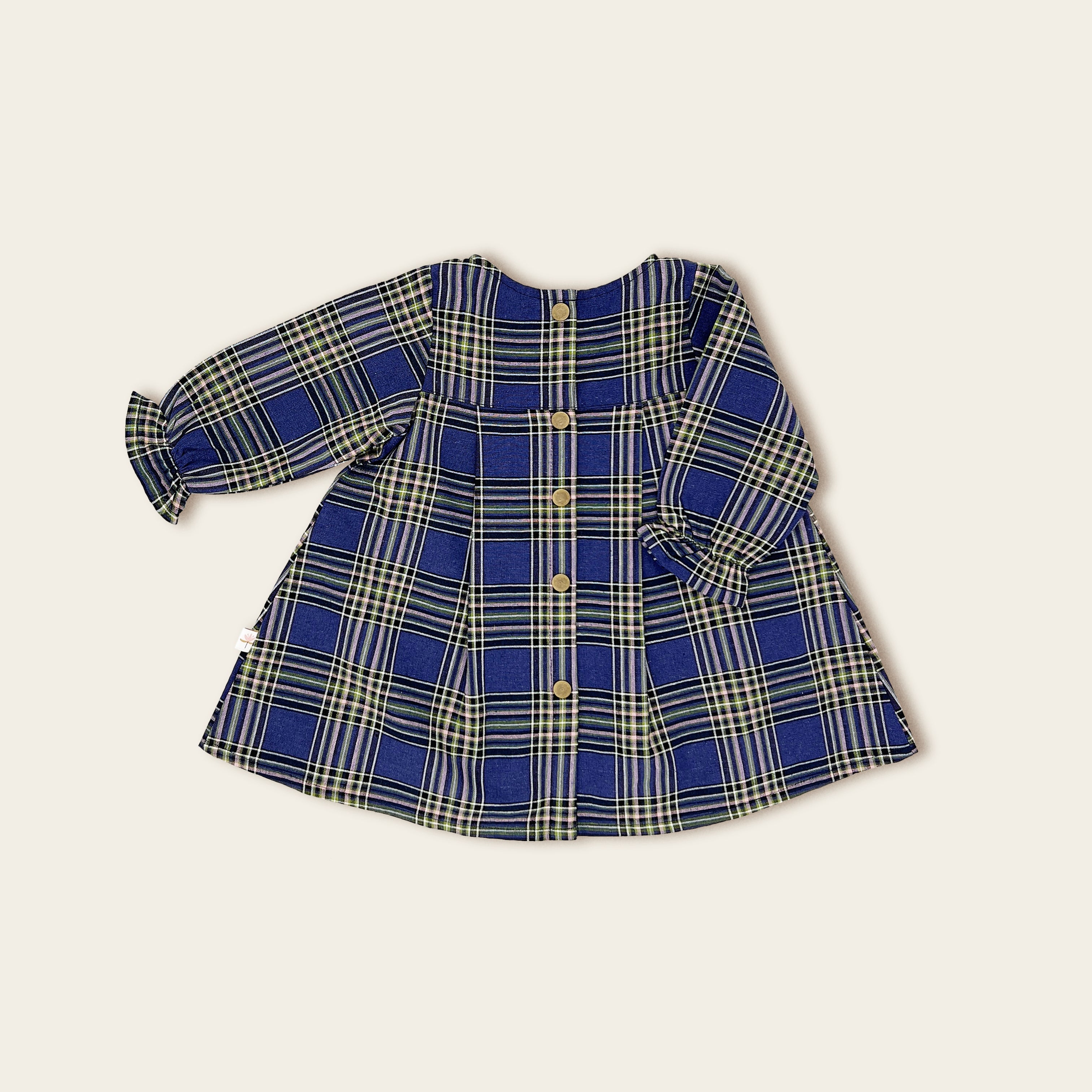 The Indigo Plaid Dress