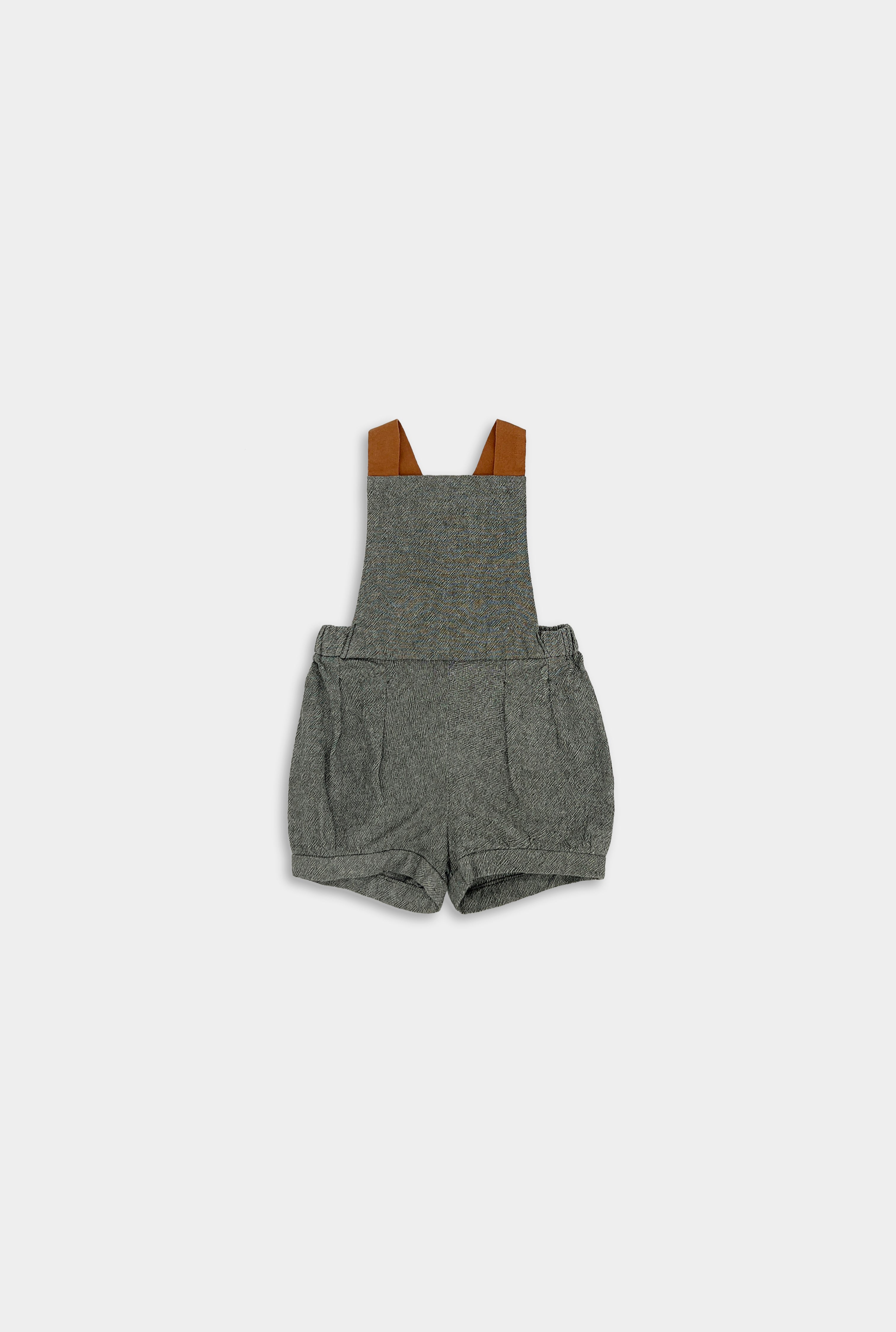 Olive Green Short Overalls