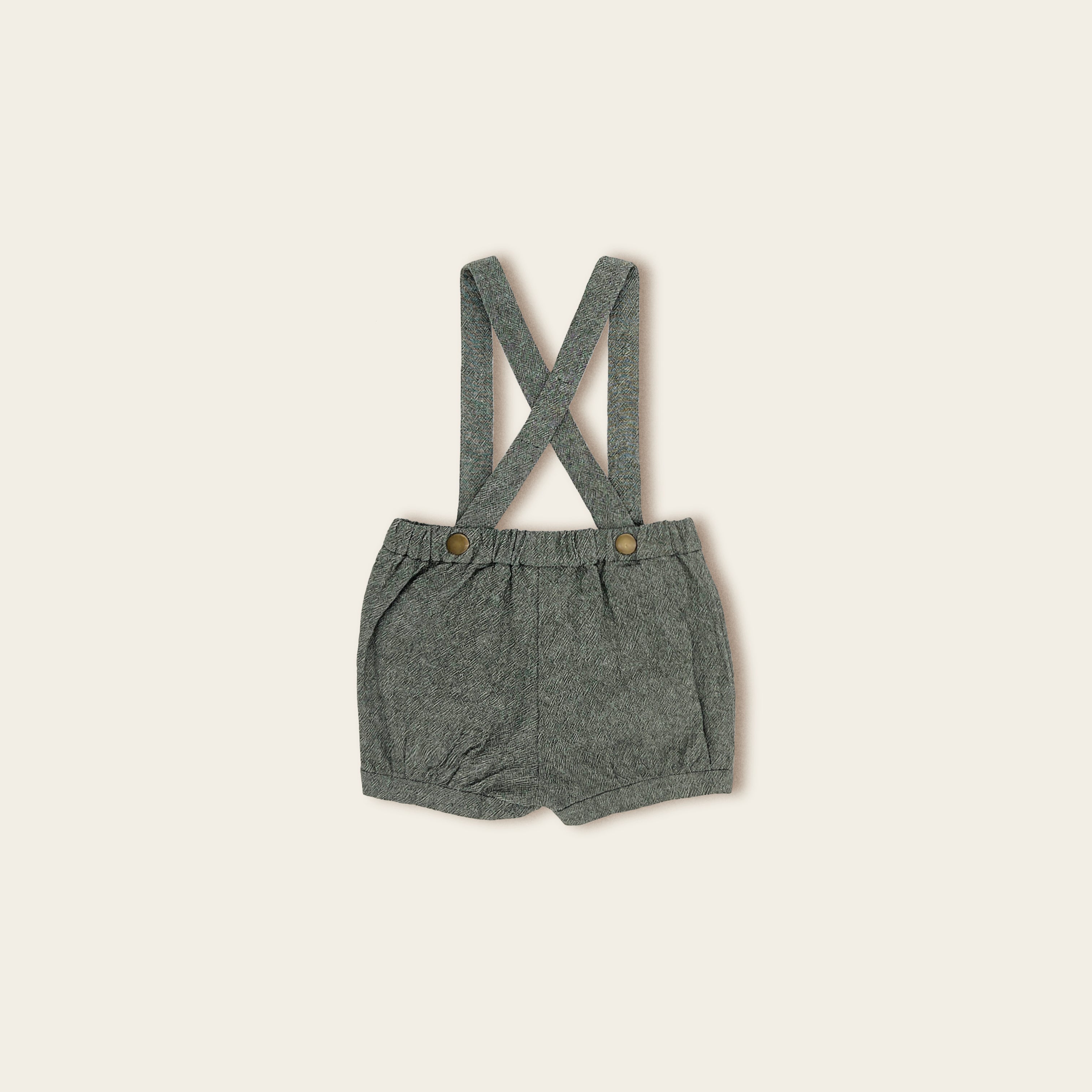 The Olive Suspender Shorts