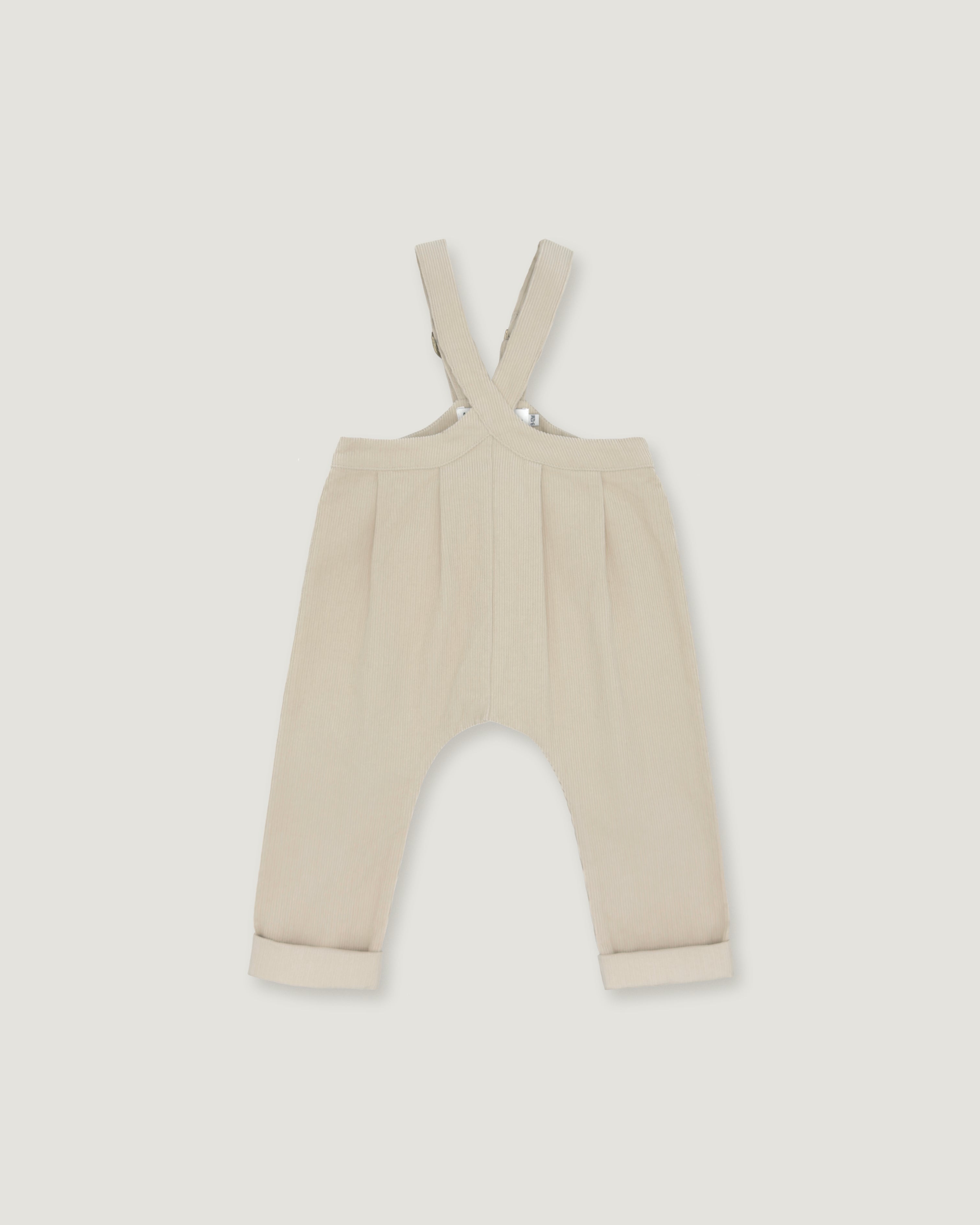 Ivory Corduroy Suspender Pants | Lillies Dream