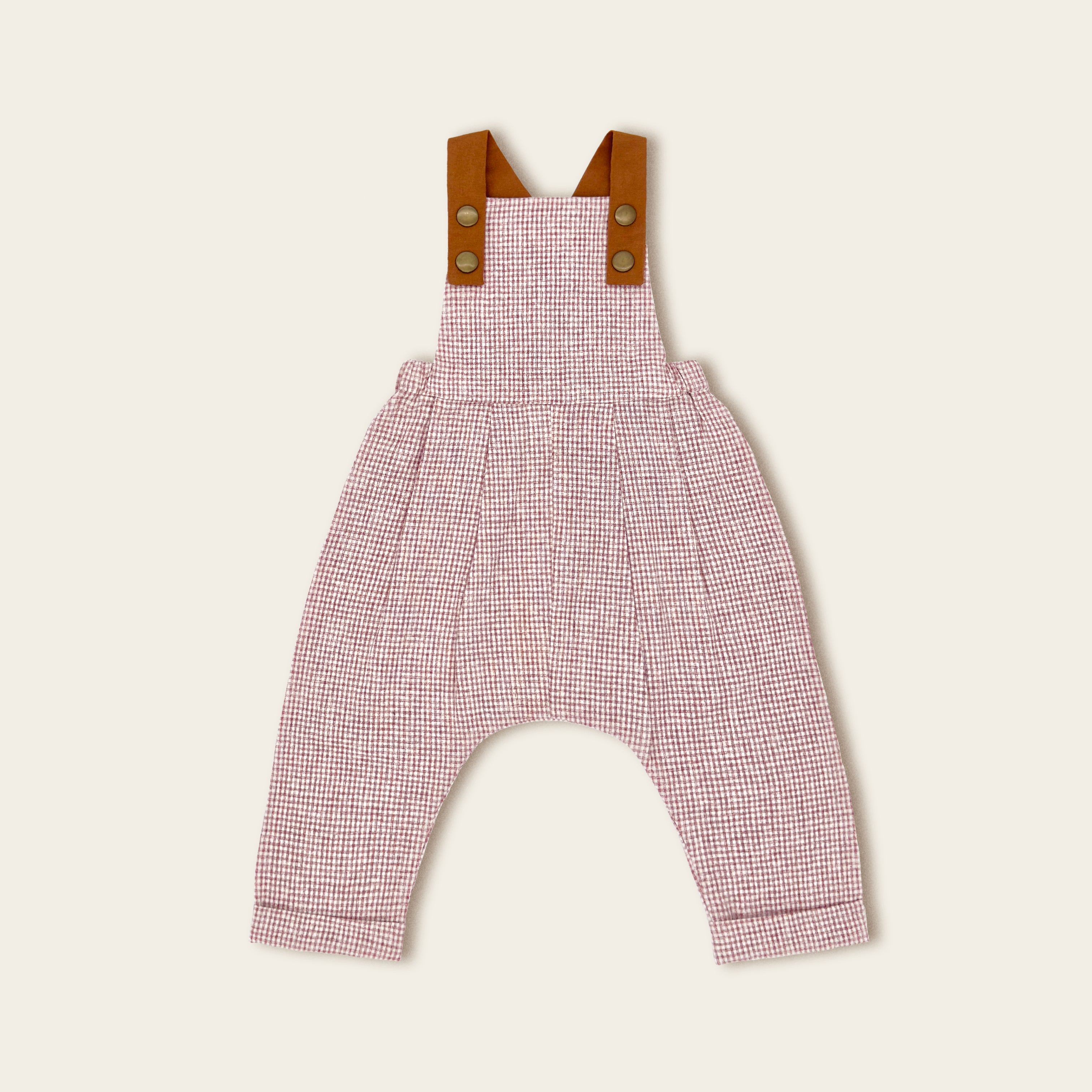 The Sienna Gingham Overall