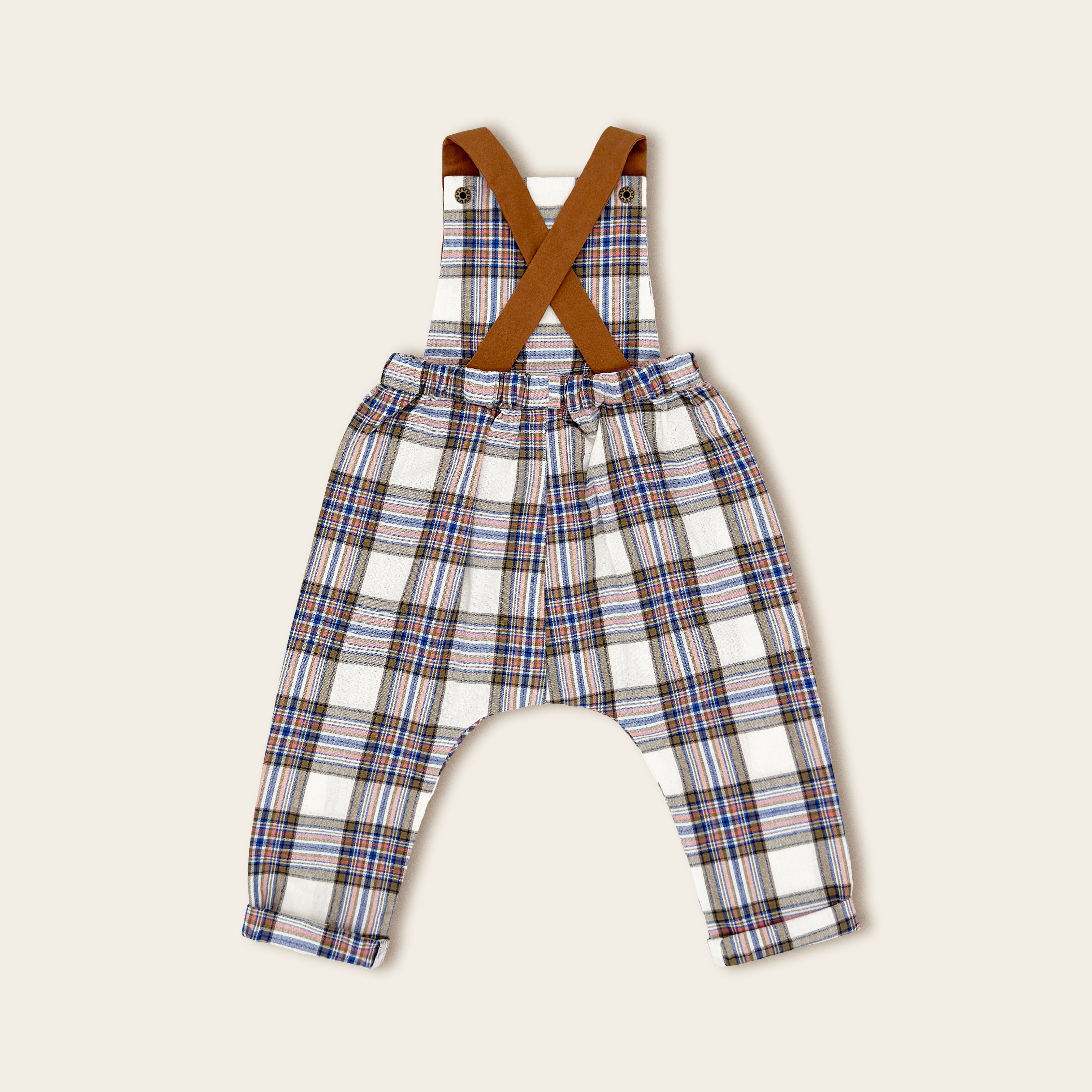 The Vintage Plaid Overall