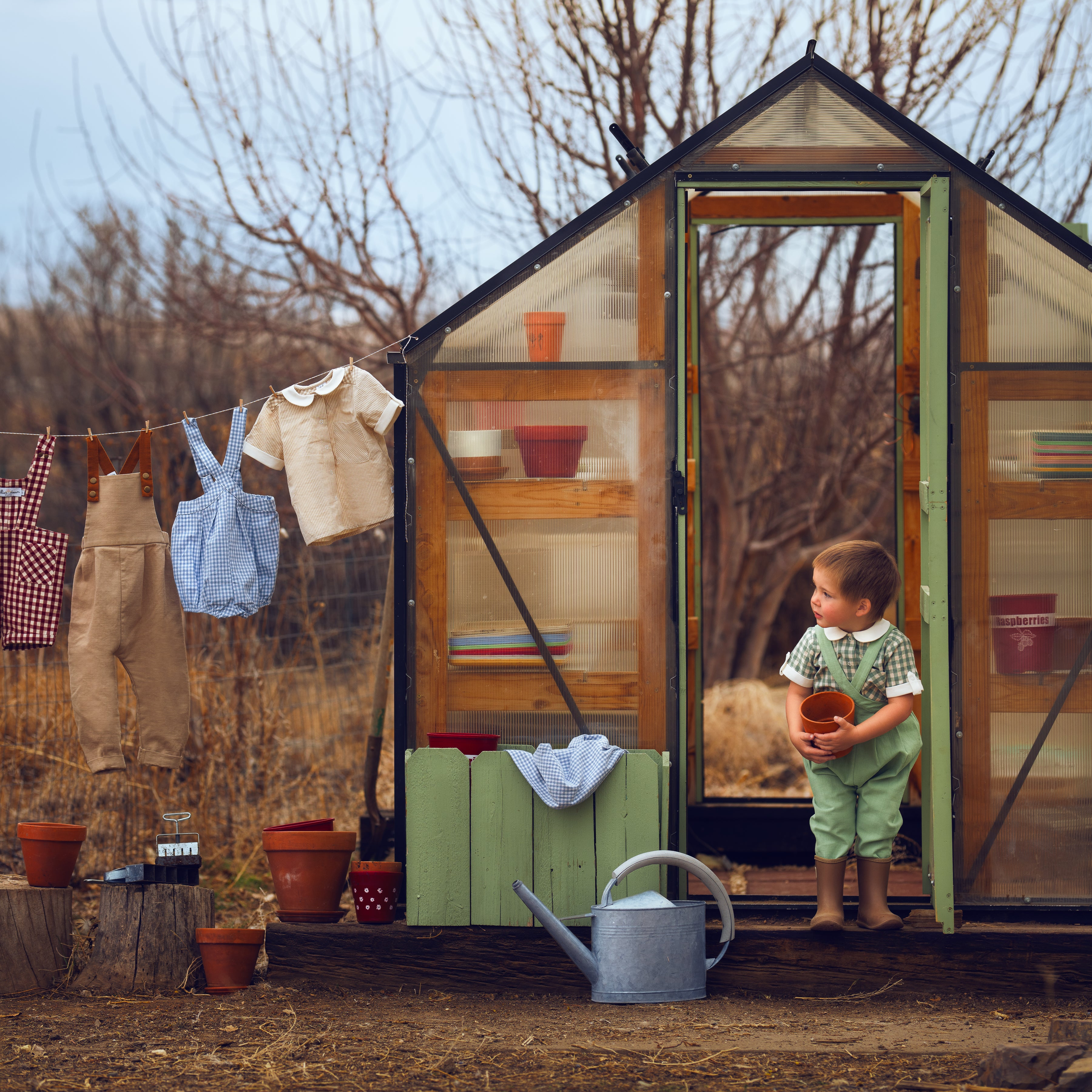 The Sapling Suspender Pants